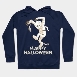 Mummy Scary and Spooky Happy Halloween Funny Graphic Hoodie